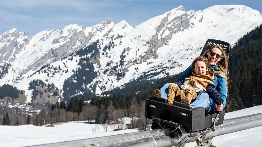 The new mountain coaster, La Clusaz