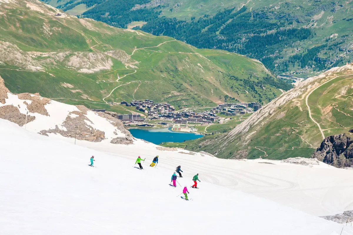 Summer skiing, Tignes