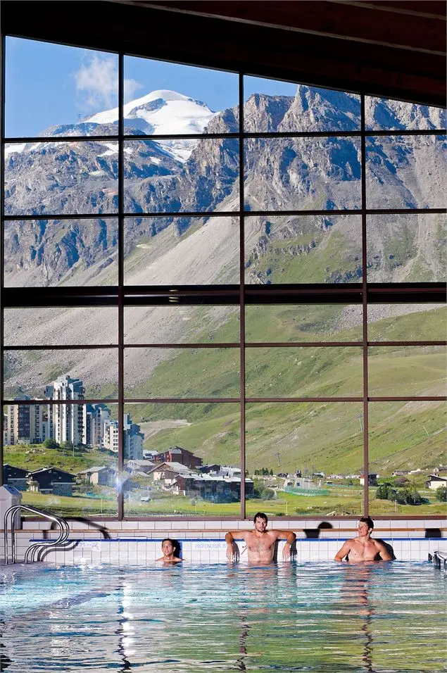 Le Lagon in summer, Tignes