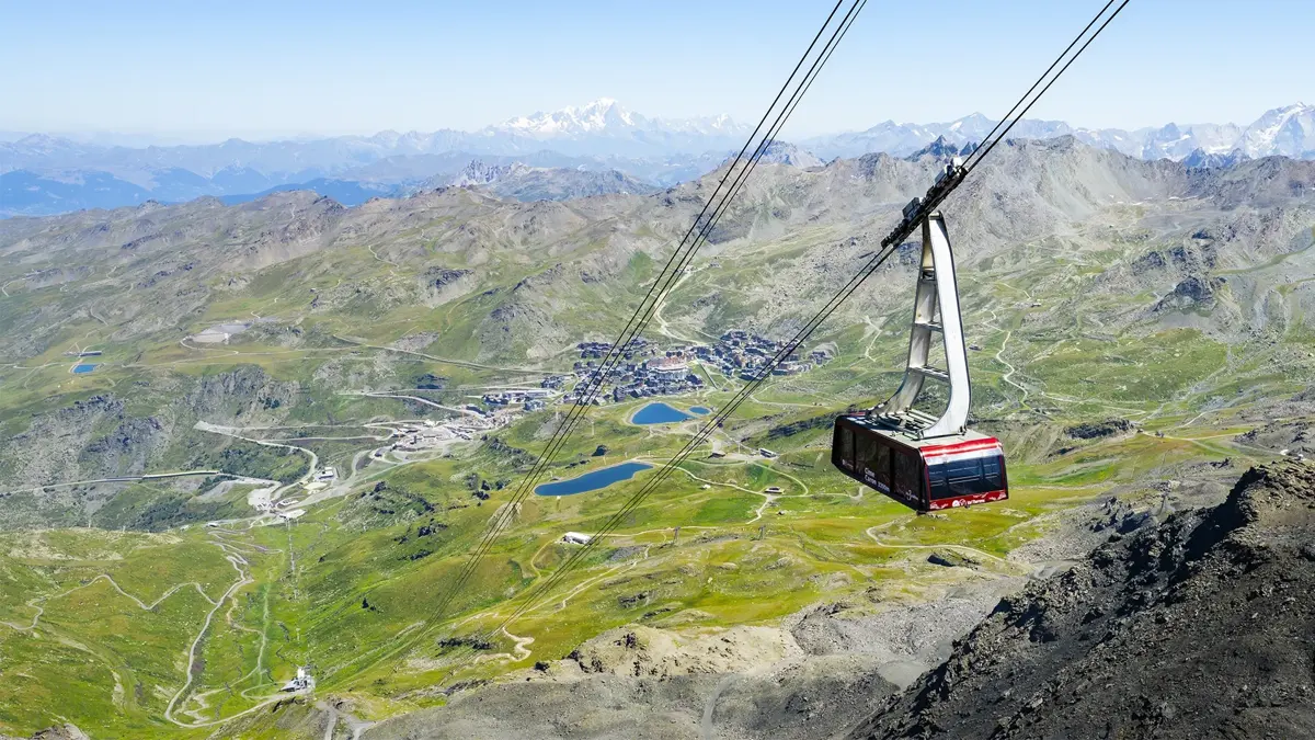 Les sommets en remontée, Val Thorens
