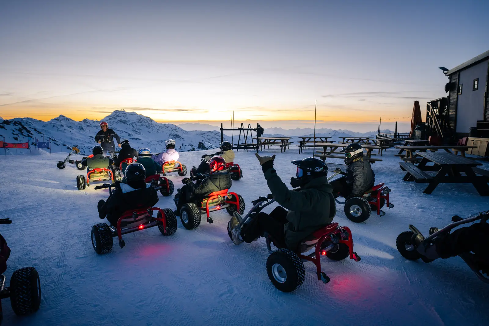 Karting sur neige et glace, Val Thorens
